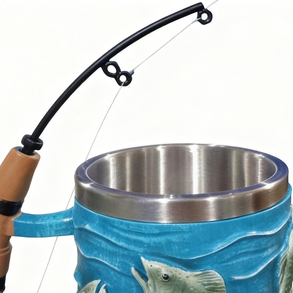 Nhựa Câu Cá Cốc Cà Phê Cần & Thiết Kế Cuộn Cốc Câu Cá Vui Cốc Nước Quà Tặng Tuyệt Vời Cho Cha Và Bạn Bè mueadsyvn