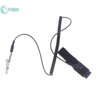 Chenlongshang Vòng Tay Kim Loại Chống Tĩnh Điện Có Thể Điều Chỉnh Cáp Xả Dây Đeo Tay Dây Nối Đất Tay Dây Không Dây Kẹp EN