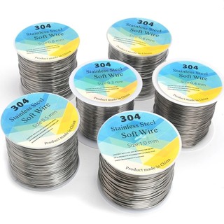 Dây inox 304 mềm các kích thước 0.3 0.4mm Mềm dẻo, dễ uốn, dễ tạo hình،Dễ dàng cắt theo kích thước mong muốn