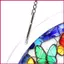 Cửa sổ Suncatcher Mặt dây chuyền trang trí đầy màu sắc Máy làm cầu vồng Trang trí nghệ thuật treo tường có dây chuyền cho cửa hàng sân vườn ngoài trờiidaevn
