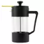 Máy pha cà phê & trà French Press, Máy ép cà phê thủy tinh Borosilicate dày không gỉ và máy rửa chén an toàn, màu đen