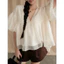 MIN TOP - Áo babydoll Tay Phồng Chất Tơ Tiểu Thư Mya House