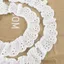3.5cm Rộng Trắng Nguyên Chất Cotton Thêu Ren Quần Áo Váy Xù DIY Handmade Ren Phụ Kiện 5.7