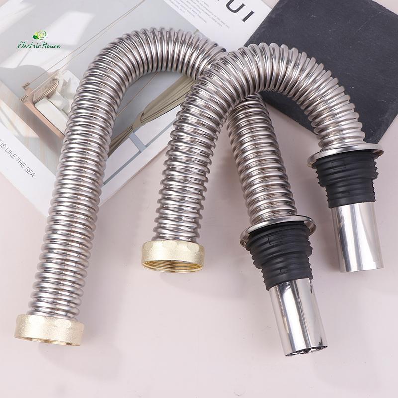 [Nhà Điện] Bồn Rửa Nhà Bếp Phòng Tắm Bằng Thép Không Gỉ 40 / 60cm Siphon Xả Chất Thải Ống Linh Hoạt Nhà Ống Thoát Nước Có Thể Thu Vào mới