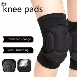 XOITOP 2 Cái / bộ Miếng Lót Đầu Gối Thể Thao Nam Co Giãn Miếng Lót Đầu Gối Hỗ Trợ Thể Dục Bánh Răng Bóng Rổ Nẹp Bảo Vệ Thi Bọt Biển VN