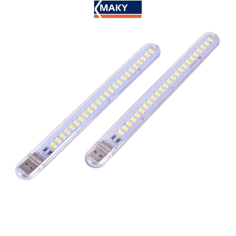 MAKY 5V 12W USB LED Đèn Ngủ 24 Đèn LED USB Bàn Đọc Sách Đèn VN