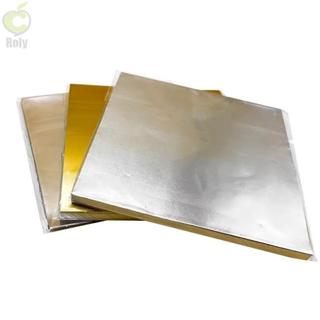 Giấy nghệ thuật lá nhôm thủ công 20x30cm, làm lá vàng DIY, giấy khắc nghệ thuật ROLY