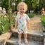 Sơ Sinh Bé Trai Mùa Hè Áo Liền Quần Khủng Long / Rùa In Tay Ngắn Nửa Nút Lên Cổ Tròn Jumpsuit