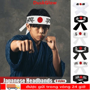 Băng đô Nhật Bản DUSKGLOW, Băng đô Hachimaki đa năng thoáng khí, Phụ kiện trang phục thời trang Băng đô đầu bếp Sushi hút ẩm Tập thể dục thể thao