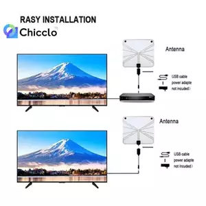 Bộ khuếch đại ăng-ten TV kỹ thuật số Tăng cường tín hiệu Ăng-ten TV độ phân giải cao 4K UHD Bộ thu tín hiệu Ăng-ten TV Tăng cường tín hiệu Đẹp