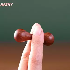 HFSHY Knulebone Gỗ Đàn Hương Đầu Ngón Tay Baole Hạt Beagleri Đồ Chơi Knulebone Giới Hạn Ngón Tay Chống Căng Thẳng Tự Kỷ ADHD Ngón Tay Tập Thể Dục VN