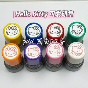 Nhặt Rò Rỉ hollekitty Mèo Seal Hoạt Hình Giá Trị Cao Có Thể Sổ Tay diy Con Dấu Trang Trí Tem Học Sinh Sử Dụng Quà Tặng Tặng Tặng