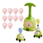 < Pluscloth > Đồ chơi ô tô bóng bay chạy bằng không khí có bơm thủ công Máy phóng con vịt khủng long hoạt hình 2 trong 1 cho trẻ mới biết đi Xe bé trai bé gái Quà tặng giáo dục vui nhộn cho trẻ mới biết đi Xe bóng bay đến