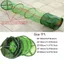 1 Cái Lồng Cá, Gấp Có Thể Gập Lại 30x200cm Giỏ Cá, Lưới Nylon Bền Nhanh Khô Thép SUS Vòng Sống Bẫy Cá Tôm Lồng Giải Quyết