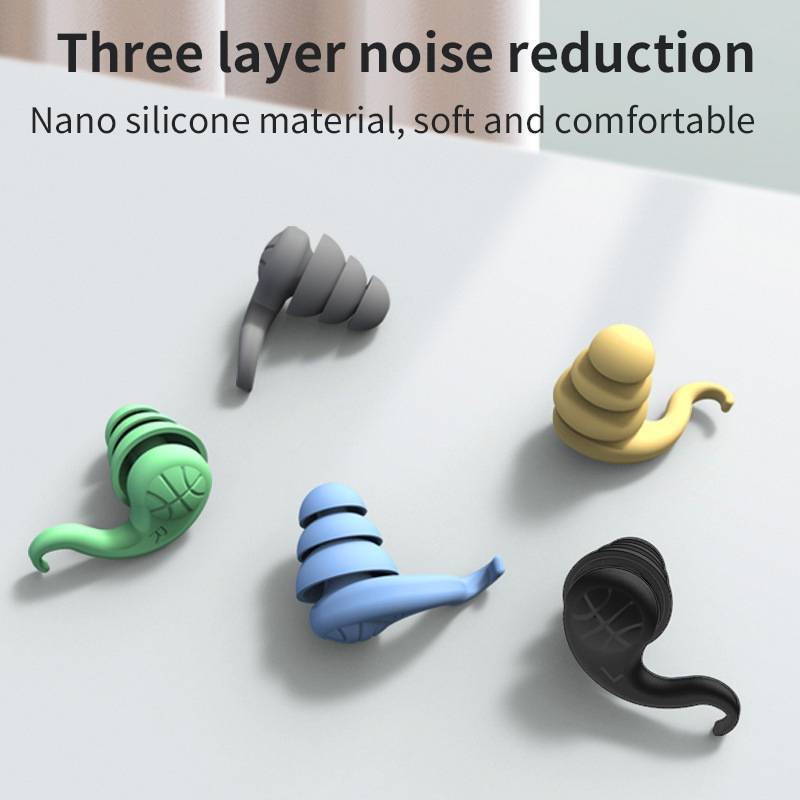 Newsmallbrains Nút Tai Cách Âm Cho Ngủ Silicon Mềm Bịt Tai Chống Ồn Du Lịch Bảo Vệ Có Thể Tái Sử Dụng Nút Âm Thanh Nút Tai NSB