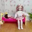 Chia Giường Búp Bê BJD Búp Bê Cotton Giường Công Chúa Búp Bê Cotton Giường Phòng Cảnh Nhà Búp Bê Centmeter BJD Giường Búp Bê Búp Bê Bông Công Chúa DoubleX7evv