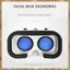 BOX 5 Mini Kính 3D Kính VR Tai Nghe Cho Tông Smartp Trắng