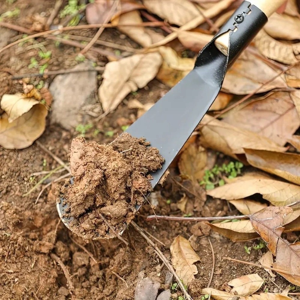 CAST Iron Hoe, Đào Đào Tỏi Làm Vườn Xẻng, Thu hoạch Bền Rau Hoang Dã Chắc Chắn Sắt Dày Dụng Cụ Kéo Cỏ Ngoài Trời Vườn Trồng