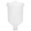 Cốc sơn phun NOTE1, Đầu nối ren 125 / 250 / 600ml Cốc phun thức ăn trọng lực, Phụ kiện dụng cụ cầm tay bằng nhựa bền bỉ
