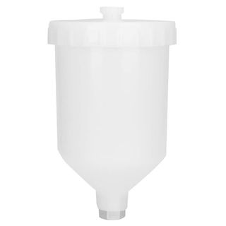 Cốc sơn phun OUSXA, Cốc phun thức ăn trọng lực 125 / 250 / 600ml bằng nhựa, Đầu nối ren bền bỉ Đa năng Phù hợp với nồi phun sơn Phụ kiện dụng cụ cầm tay
