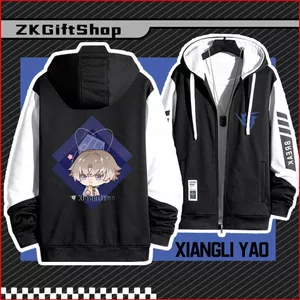 YB1 Gió hú Sóng Xiangli Yao anime Dây Kéo Áo Khoác Áo Khoác Unisex Top BY1