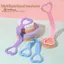 < WHPHous-t > Dây kháng lực silicon 8 hình Cánh tay Ba Tập thể dục vai Dây đàn hồi Yoga Dây tập thể dục kéo dài Đẹp