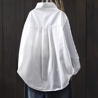 Ao sơ mi nữ 100% cotton, dáng đẹp tôn hình thể, thích hợp mọi lúc mọi nơi, mẫu trắng toát lên vẻ tươi trẻ.