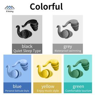 Nút tai cách âm ELBBKG để ngủ Miếng đệm tai silicon mềm Bảo vệ tiếng ồn Du lịch Bảo vệ tái sử dụng Nút âm thanh Nút tai mới