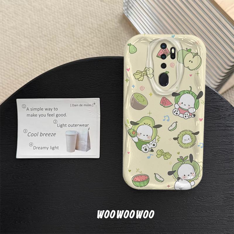 Ốp Lưng Cho OPPO A9 2020 A5 2020 Phim Hoạt Hình Kem Sanrio Cặp Đôi Mềm TPU 3D Sóng Silicon Vỏ Điện Thoại