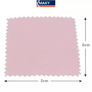 MAKY 50 Chiếc Bạc Đánh Bóng Vải Bụi Trang Sức Vải Vệ Sinh Chống Mài Mòn Dụng Cụ VN