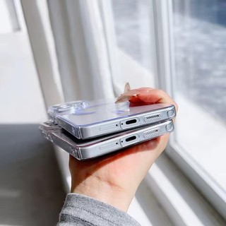 Ốp PC cứng trong suốt màu kẹo sang trọng cho Samsung Galaxy S26 S25 Plus S24 S23 Vỏ từ tính siêu trong suốt Vỏ chống sốc