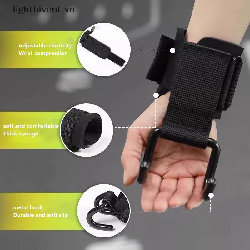 Móc Nâng Tạ & Dây Đeo Cổ Tay Cho Phòng Tập Thể Dục - Lighthivent (VN)