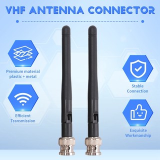 2 Ăng Ten UHF Có Đầu Nối BNC Cho EW100 EW300 EW500 G3 Evolution G3 Series Thu Micro Không Dây