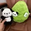 Quà tặng ngày lễ tình nhân Bó hoa gấu trúc Búp bê sang trọng Quà tặng dễ thương Hoa Fortune Panda 0424
