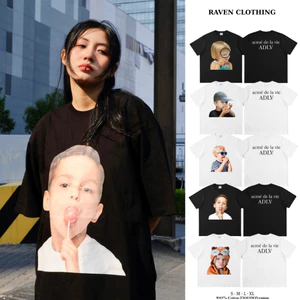 Áo Thun A.D.L.V Baby Face - 100% Cotton 250GSM Nam Nữ Form Oversize