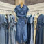 Đầm denim tay ngắn nữ mỏng phong cách Hồng Kông, phù hợp mùa hè