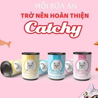 Pate thức ăn cho mèo Pate Catchy 400gr __