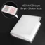 FAVORITEGOODS Nail Art Piece Storage Book, 40 / 80 Slots Solid Transparent Sticker Storage Book, Album Trống Dung Tích Lớn Thiết Kế Trang Trống Sách Album Đơn Giản