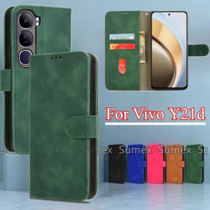 Bao Da Lật Cho Vivo Y21d Y31 5G 2025 Ốp Điện Thoại Chống Sốc Chống Rơi Giá Đỡ Ví Từ Tính Vỏ VivoY21d VivoY31 Vevo Y21 d Y 21d 4G