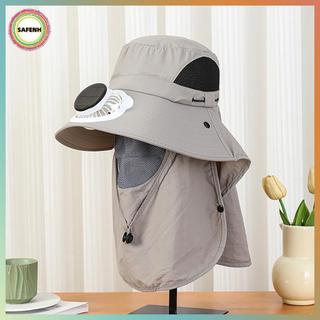 Mũ quạt nam chống tia cực tím, dùng ngoài trời với khả năng hấp thụ năng lượng mặt trời