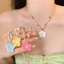 Vòng cổ nữ hoa đính hạt màu sắc đa dạng, phù hợp mùa hè