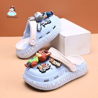 Dép lỗ Zootopia cho bé - Dép EVA chống trượt mềm nhẹ sandal hè đi biển đi chơi cho bé trai bé gái