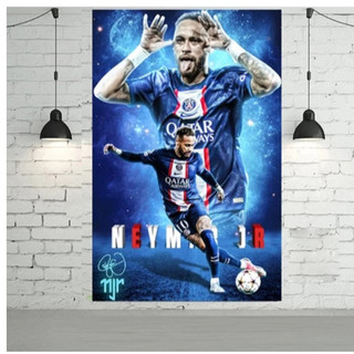 Poster Cầu Thủ Bóng Đá Nổi Tiếng Neymar Khổ Lớn dán tường