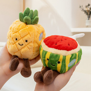 Sản Phẩm Mới Sinh Thái Trái Cây Series Búp Bê Vui Vẻ Apple Kiwi Dứa Dưa Hấu Búp Bê Trẻ Em Nhận Thức Nữ