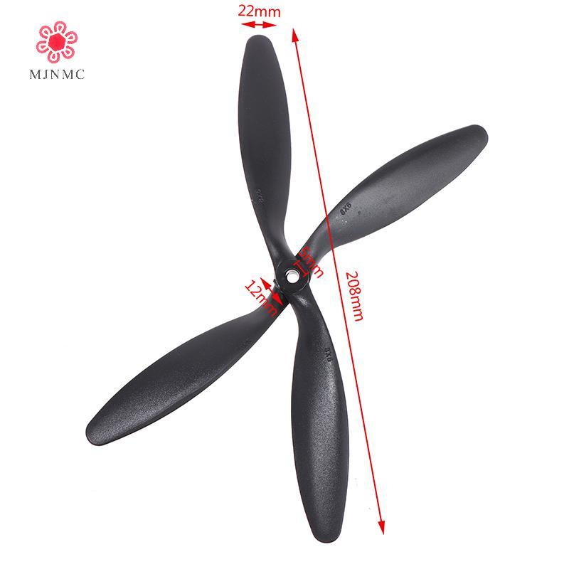 MJnmc 10 Chiếc 8060 Cánh Quạt Sợi Thủy Tinh Nylon Đạo Cụ Cho RC Máy Bay Quadcopter 8x6 Mới