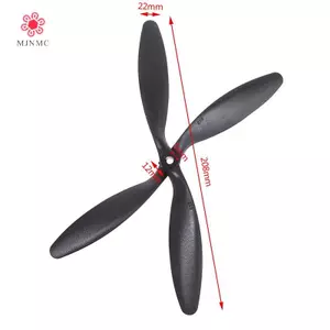 MJnmc 10 Chiếc 8060 Cánh Quạt Sợi Thủy Tinh Nylon Đạo Cụ Cho RC Máy Bay Quadcopter 8x6 Mới