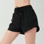 Summer Slim-Fit Double-Layer Anti-Exposure Quick-Drying Sports Shorts Women's Outdoor Running Fitness Yoga Pants Three Points Breathable Quick-Drying Shorts TyLo