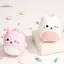 TRTR Hoạt Hình Dễ Thương Gấu Nhỏ Di Động Hai Lớp Đi Chơi Paed Riêng Biệt Bảo Quản Thuốc Nhựa Hộp Đựng Thuốc Thời Trang VN