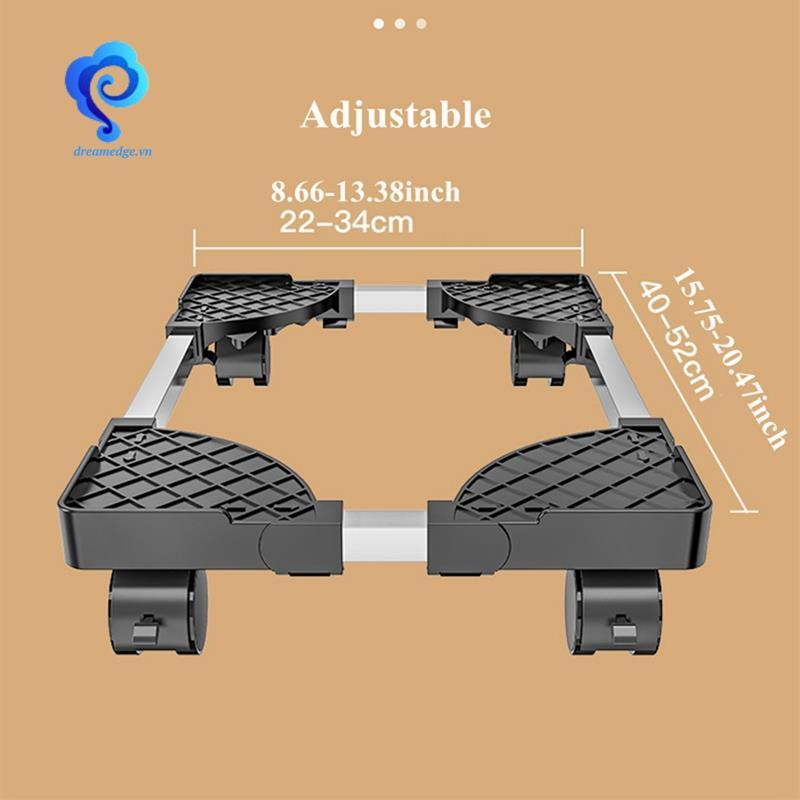 [dreamedge] Giá đỡ tháp PC có bánh xe lăn Giá đỡ tháp máy tính Giá đỡ CPU di động Hỗ trợ điều chỉnh giá đỡ CPU