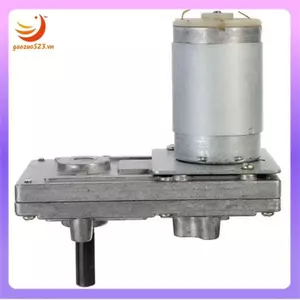 Động cơ bánh răng kim loại 555 12V 24V Động cơ mô-men xoắn cao dự án